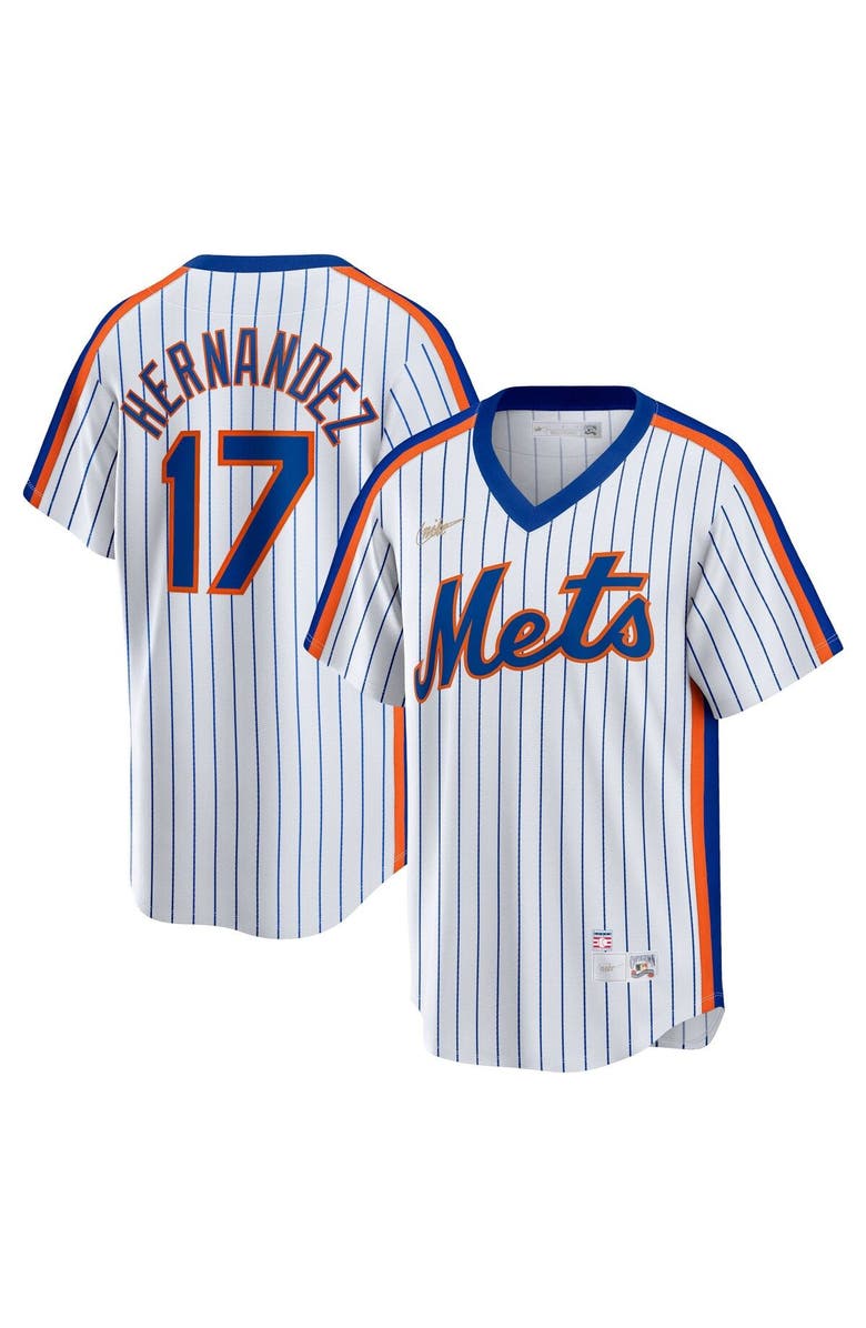 Nike Men's Nike Keith Hernandez White New York Mets Home Cooperstown Collection Player Jersey, Main, color, White