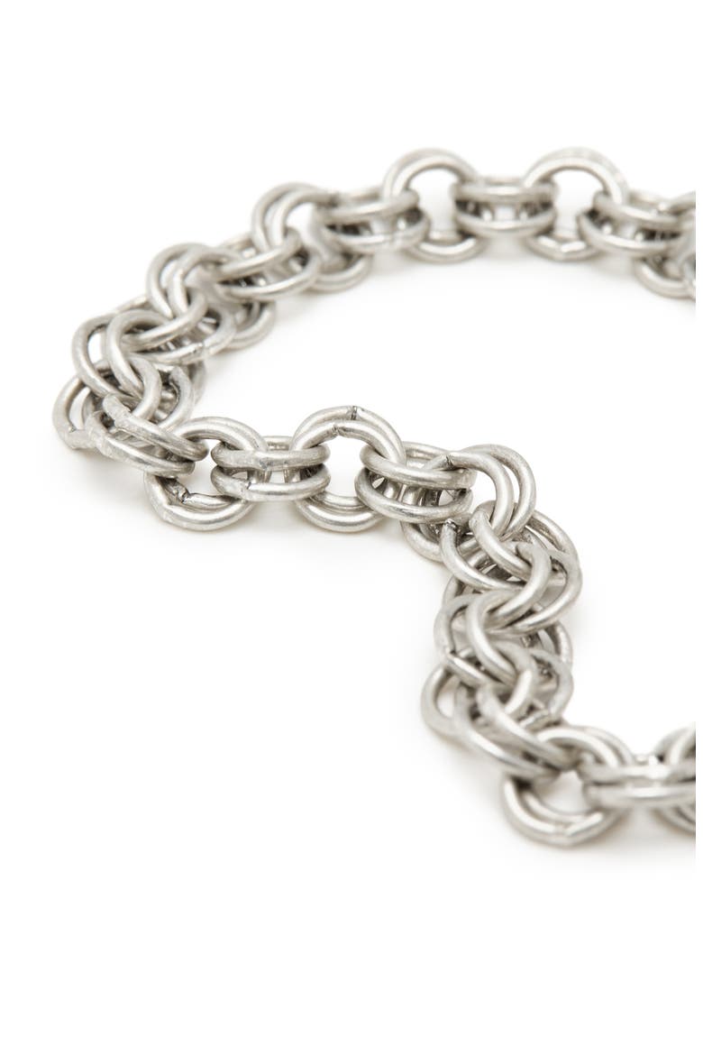 Men's Rolo Chain Bracelet, Alternate, color, WARM SILVER