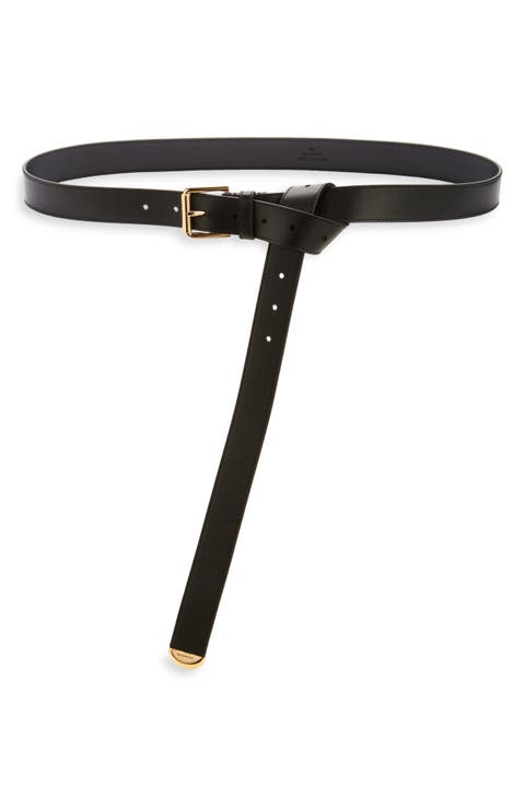 Voyou Metal Tip Leather Belt