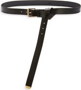 Givenchy Voyou Metal Tip Leather Belt