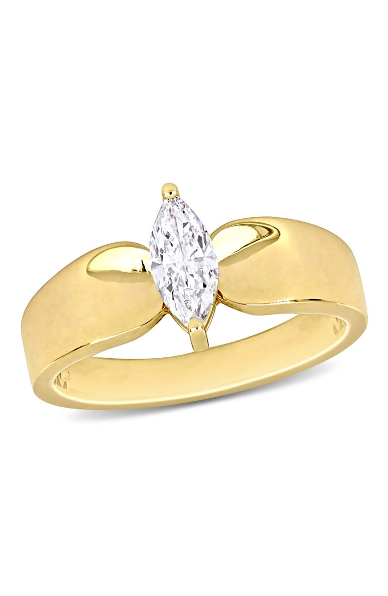 Julianna B. Marquise-Cut Diamond Solitaire Ring 14k, Main, color, 