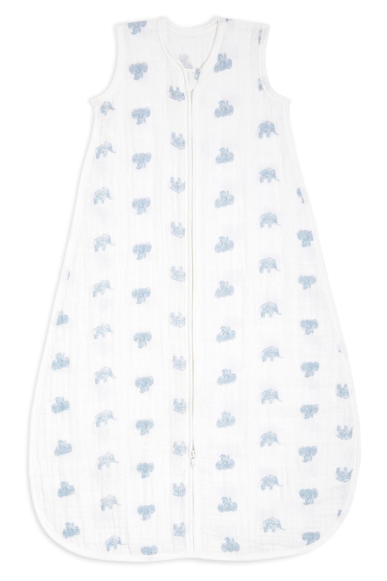 Organic Cotton Muslin Wearable Blanket, Main, color, ANIMAL KINGDOM