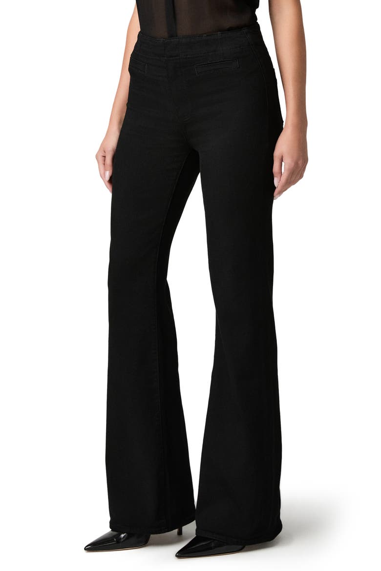 Sofia High Waist Wide Leg Jeans, Alternate, color, BLACK SHADOW