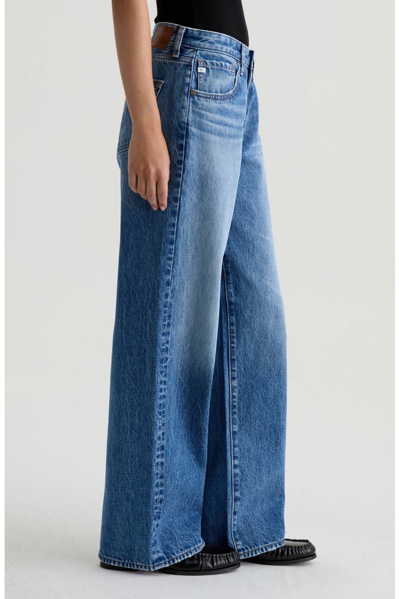 Adria Low Rise Baggy Wide Leg Jeans, Alternate, color, CANDID