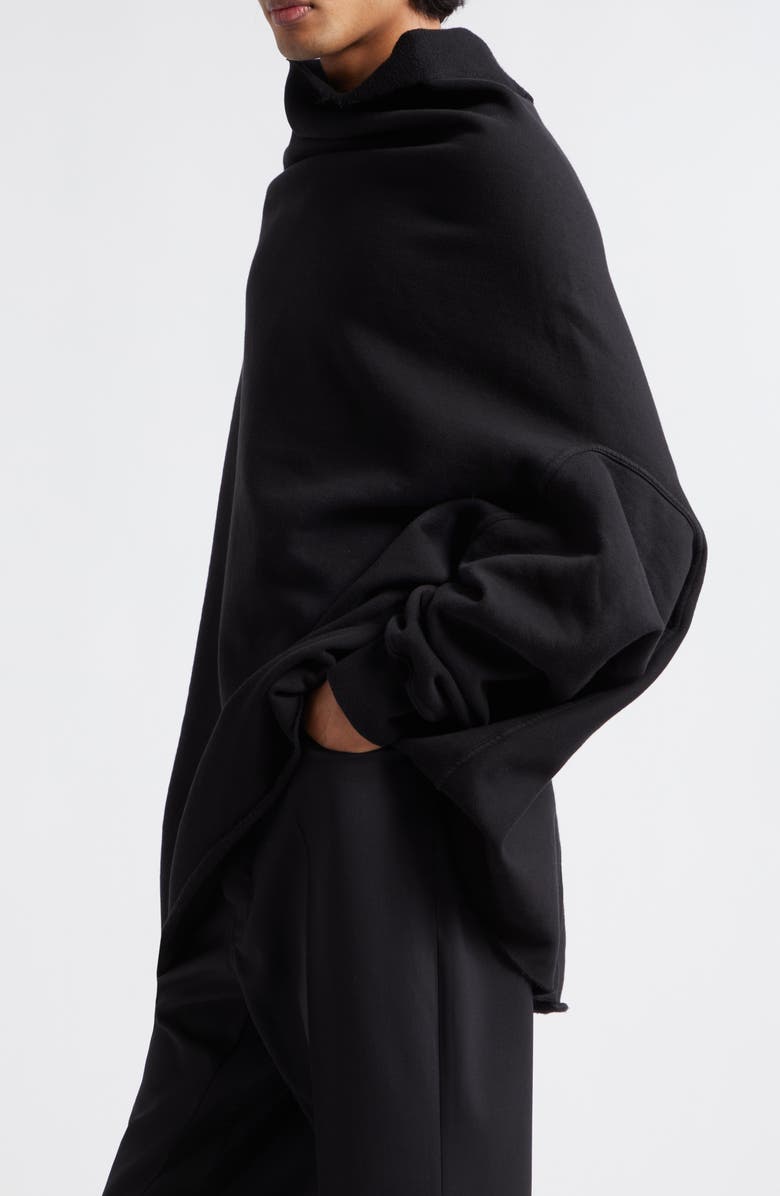 Rick Owens Shroud Sweatshirt, Alternate, color, 