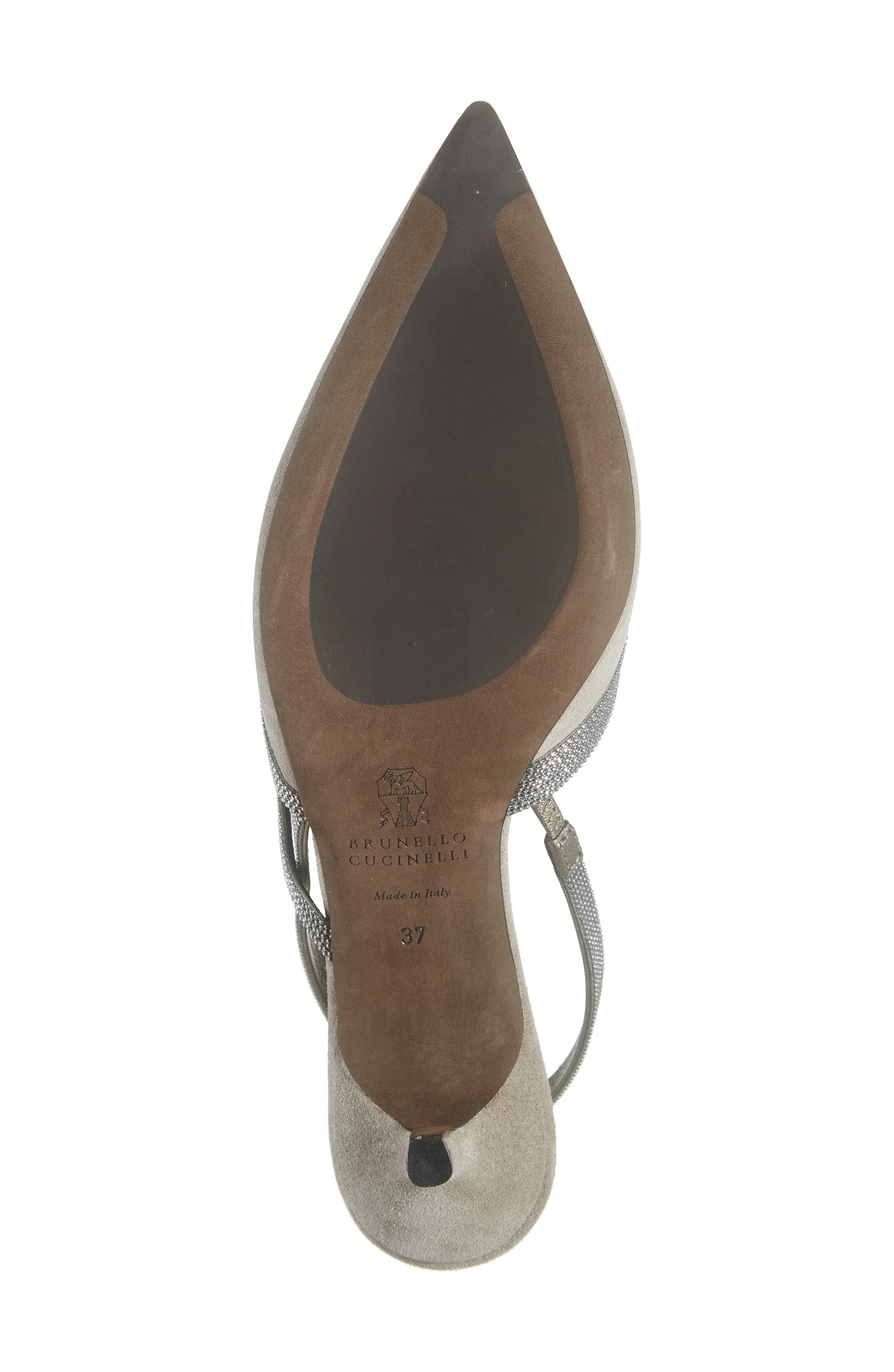 Brunello Cucinelli Monili Slingback Pump, Alternate, color, 