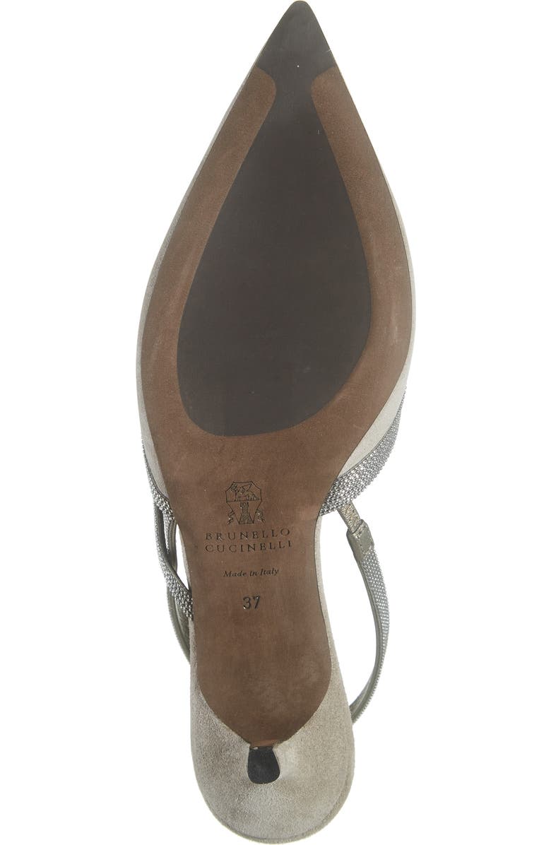 Brunello Cucinelli Monili Slingback Pump, Alternate, color,