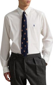 Polo Ralph Lauren Classic Fit Stretch Cotton Poplin Button-Down Shirt