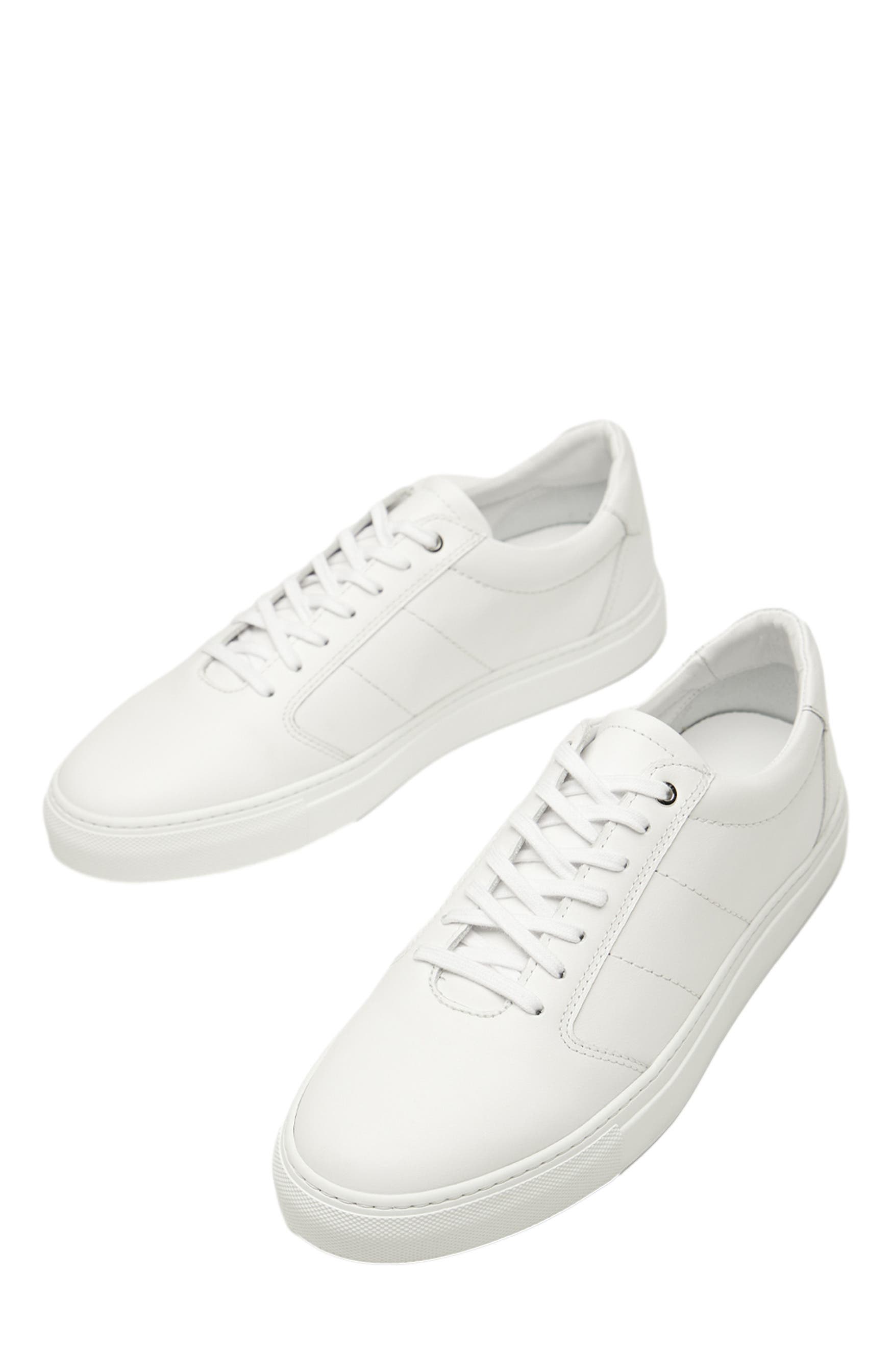 Want Les Essentiels Lennon 2.0 Smooth Leather Low Sneaker, Alternate, color, White