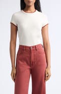 Veronica Beard Devin Short Sleeve Ringer T-Shirt