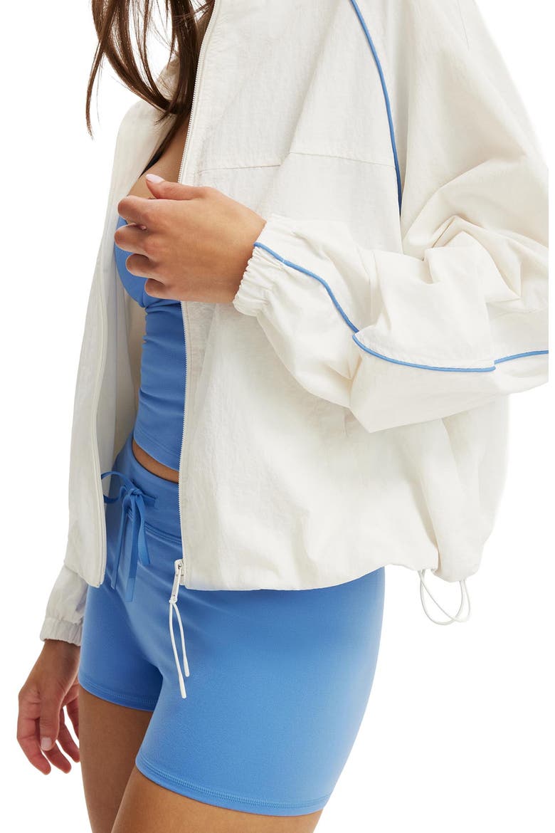 Women's Active Offside Windbreaker, Alternate, color, Coconut Milk