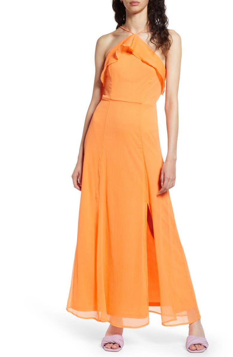VERO MODA Halter Neck Maxi Dress | Nordstromrack