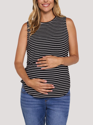 MOTHERHOOD MATERNITY Sleeveless Nursing Maternity Top