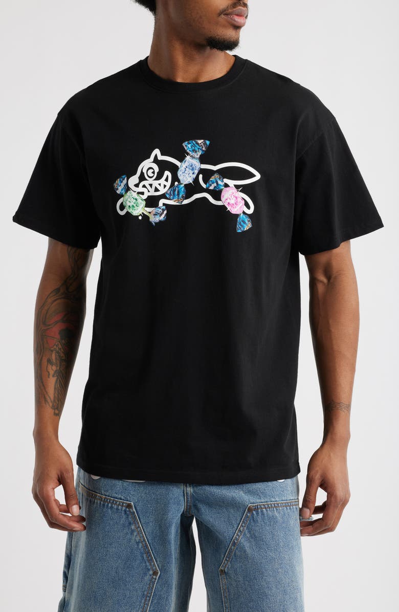 ICECREAM Candy Graphic T-Shirt, Main, color, Black
