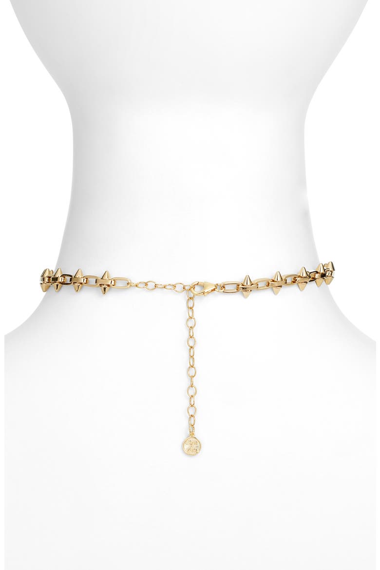 Harley Chain Choker Necklace, Alternate, color, GOLD
