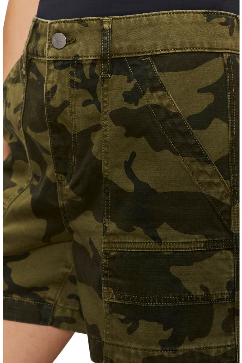 Boyfriend Utility Shorts, Alternate, color, RAMBLER CAMO GREEN