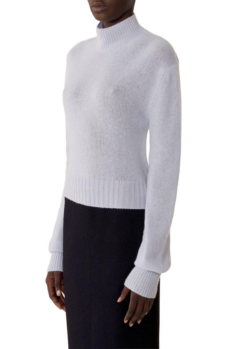 Lanvin Open-Back Sweater In Cashmere, Alternate, color, Sky Blue