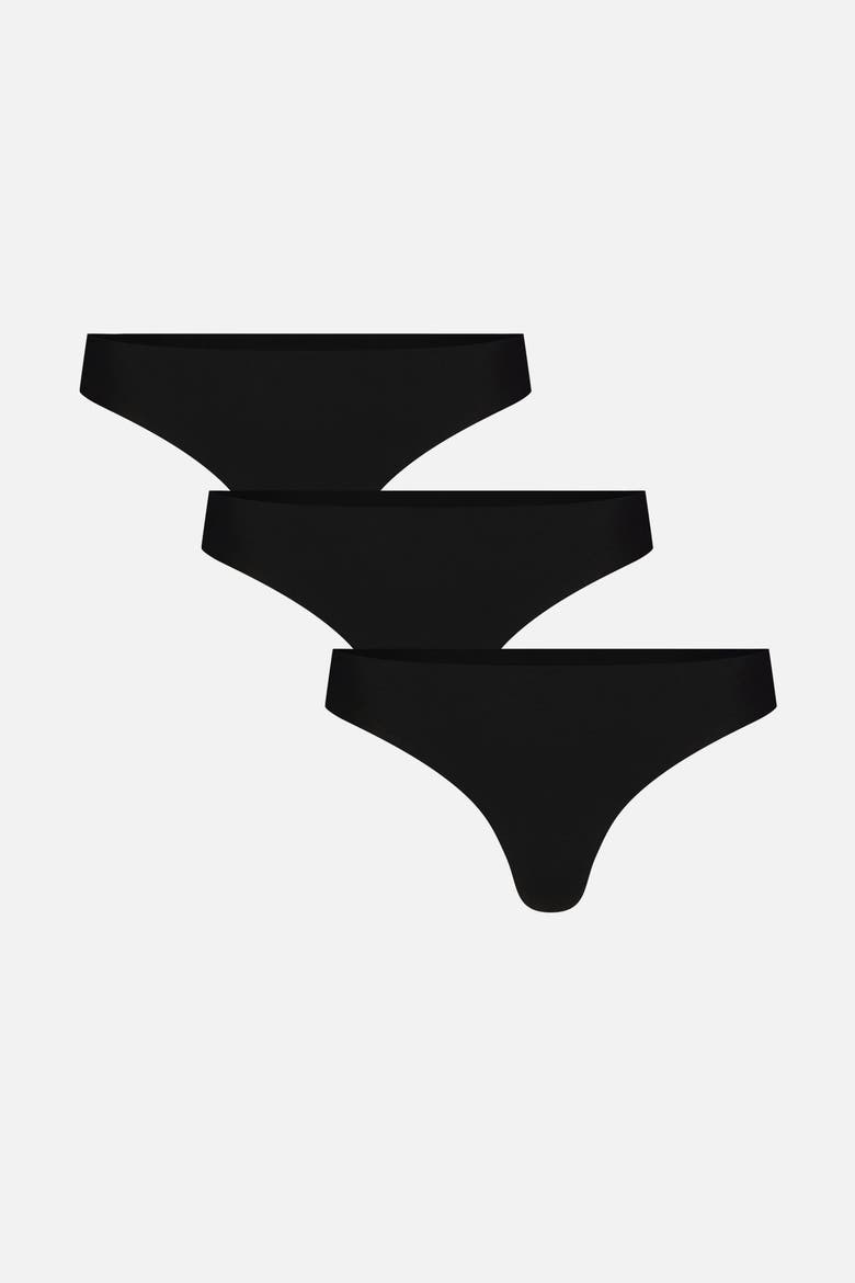 Base Low Thong, Main, color, Black
