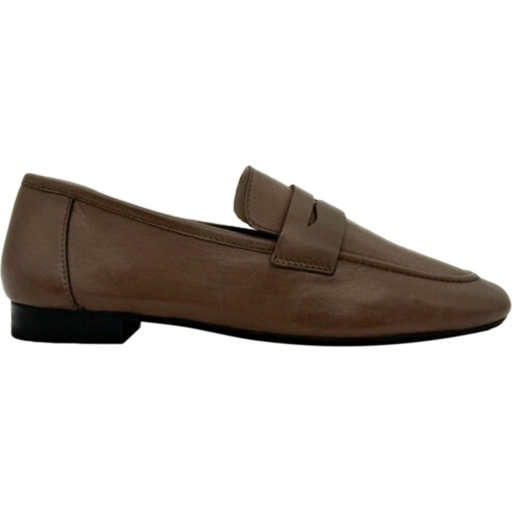 Amie Rafa Tennis Leather Loafers in Taupe Leather at Nordstrom, Size 10