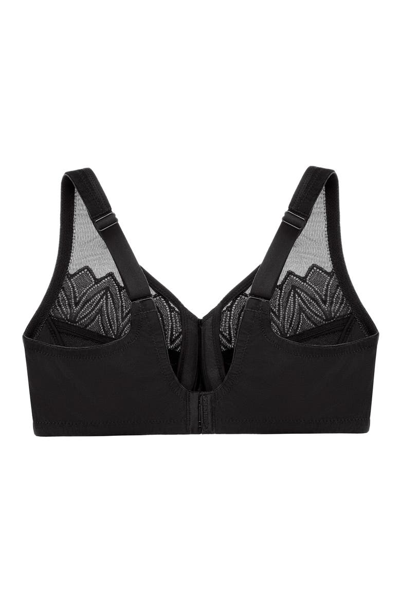 Wonderwire Full Coverage Minimizer Bra, Alternate, color, BLACK