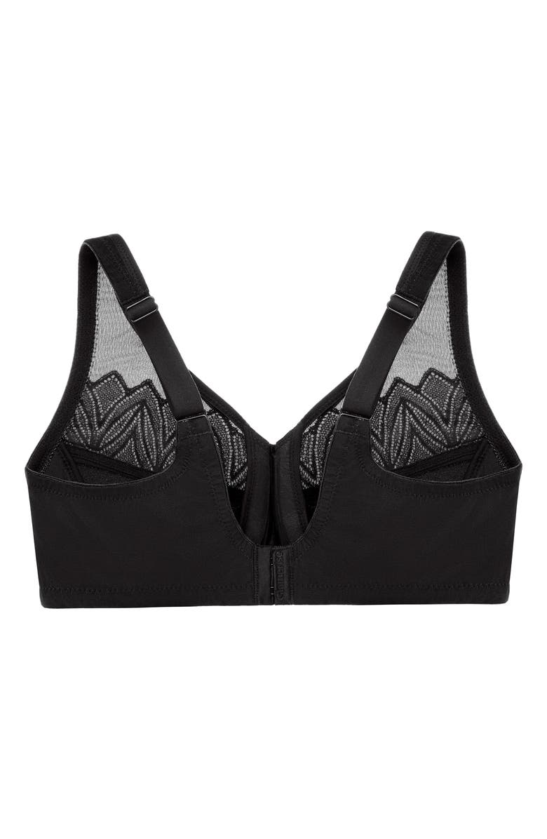 Glamorise Wonderwire Full Coverage Minimizer Bra, Alternate, color, Black