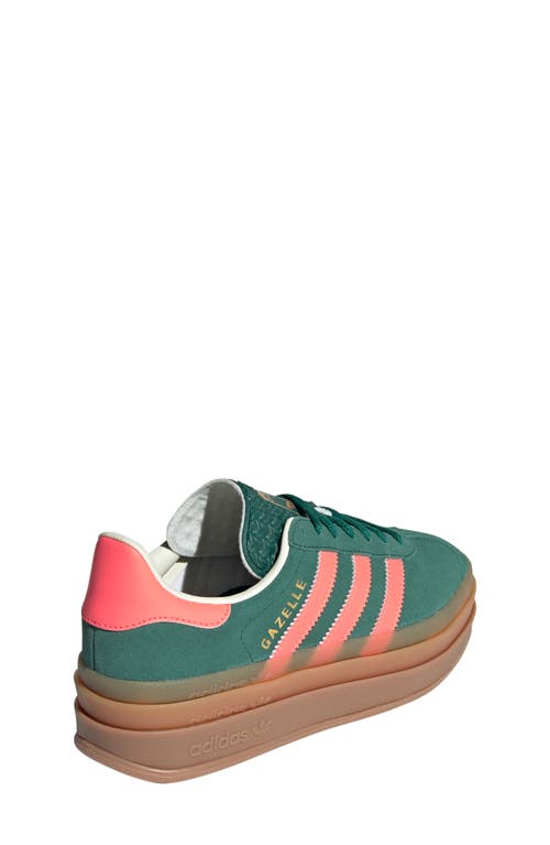 Adidas Originals Adidas Kids' Gazelle Bold Sneaker In Green