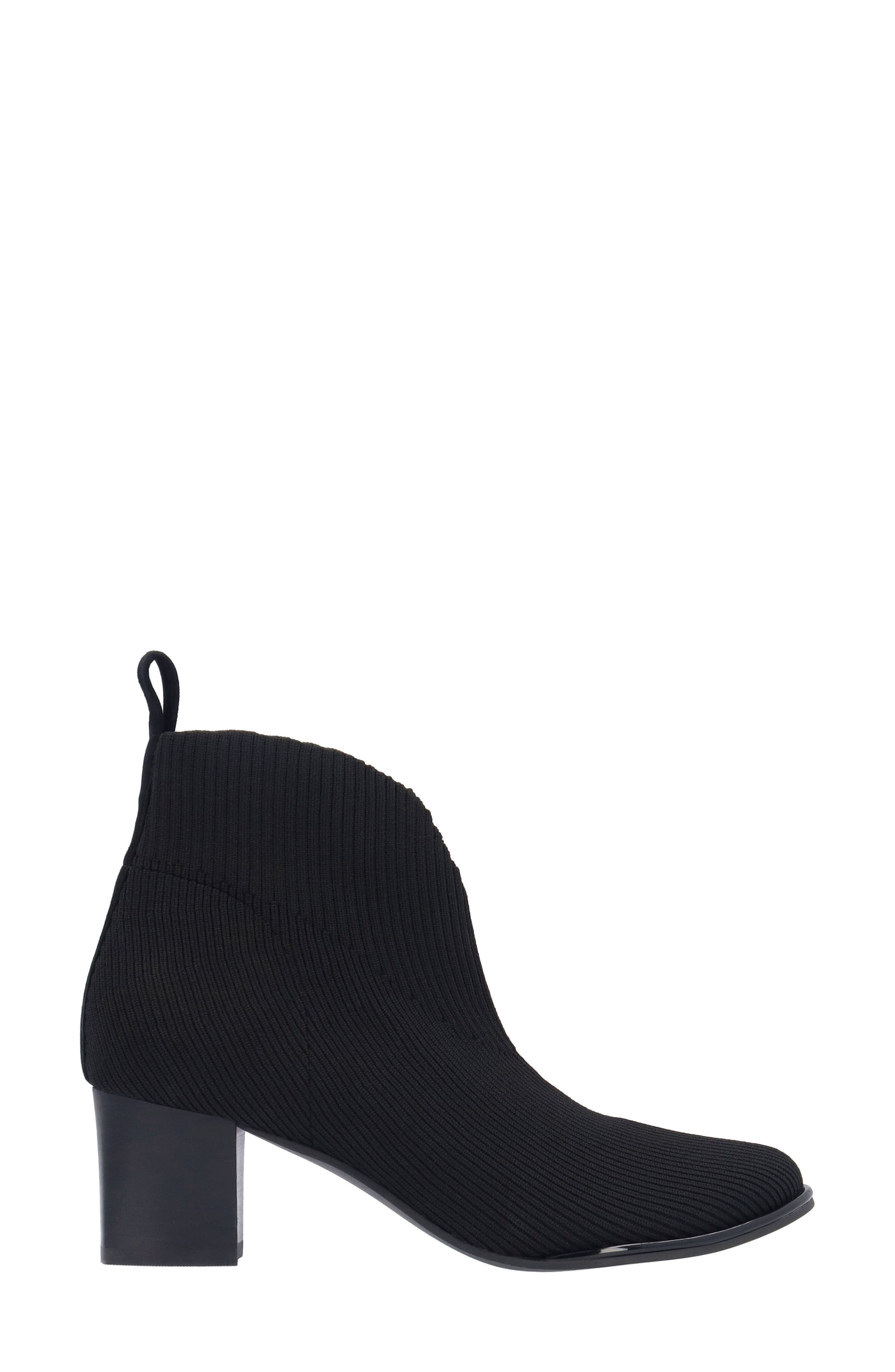 L'Amour des Pieds Phinn Knit Bootie, Alternate, color, Black