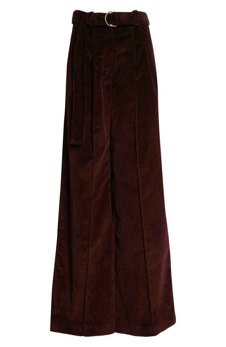 Ulla Johnson Nico Pleat Wide Leg Cotton Corduroy Pants, Alternate, color,