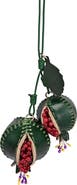 OLD TREND Pom Genuine Leather Botanical Fruit Charm
