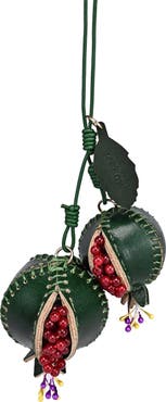OLD TREND Pom Genuine Leather Botanical Fruit Charm