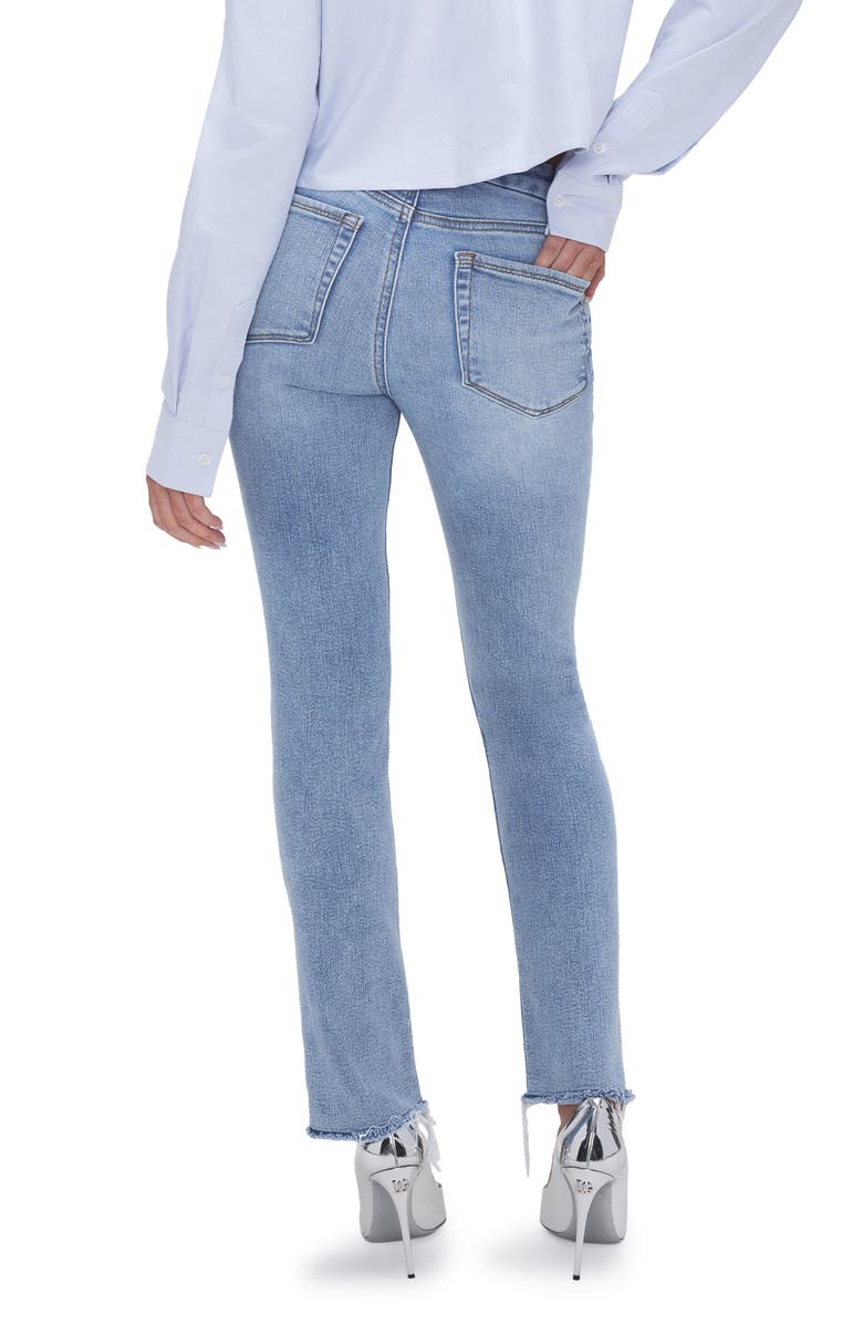 Good American Good Legs Straight Skinny Jeans, Alternate, color,