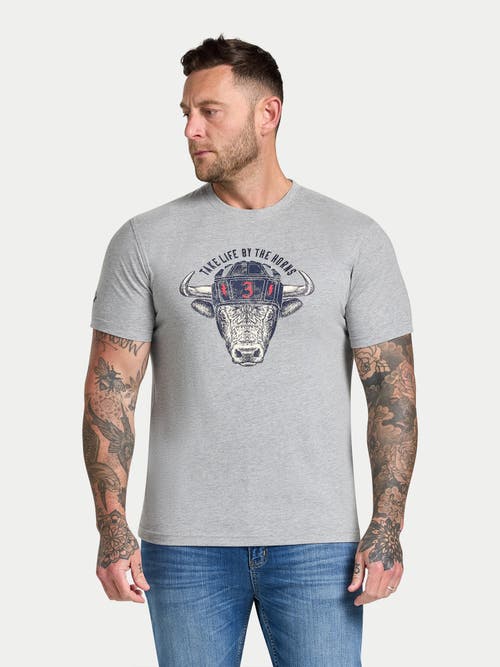 Raging Bull Rugby Bull T-shirt In Gray