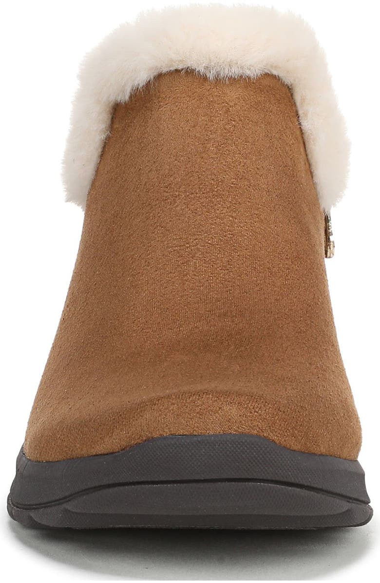 LifeStride Greatness Faux Fur Trim Bootie, Alternate, color, Dark Tan