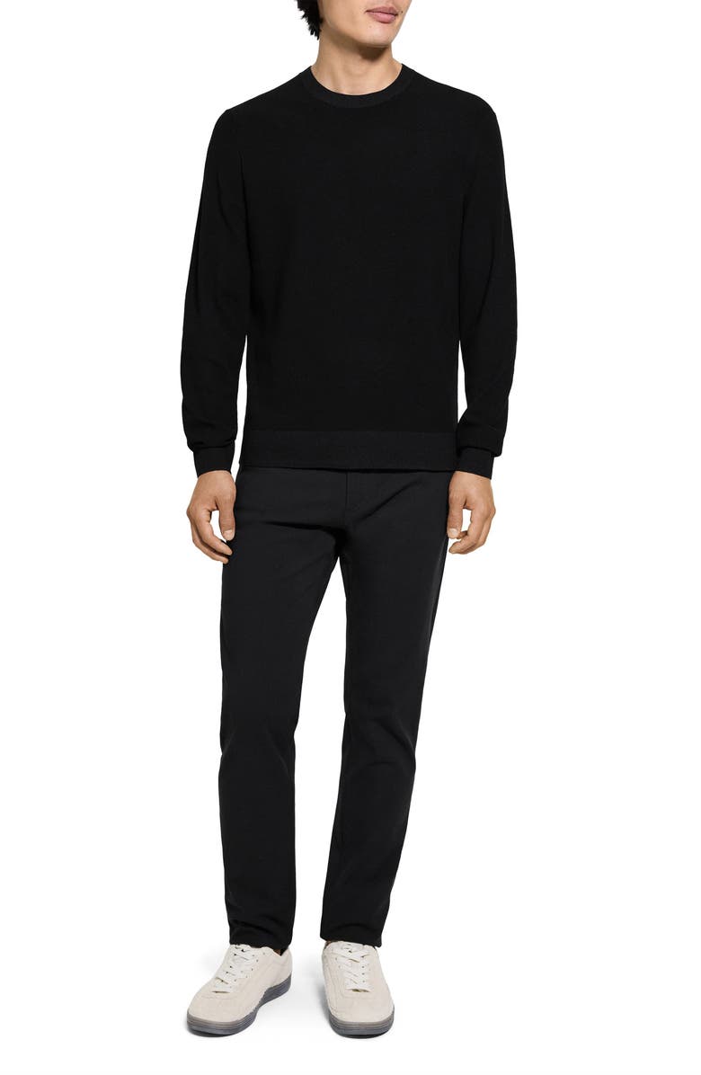 Theory Riland Crewneck Sweater, Alternate, color, Black - 001