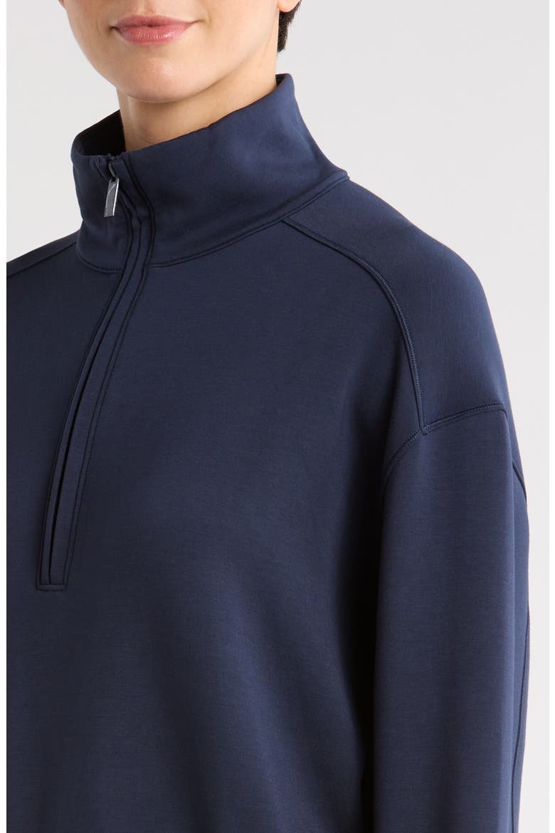 Skyloft Soft Echo Half Zip Pullover, Alternate, color, Navy Blazer