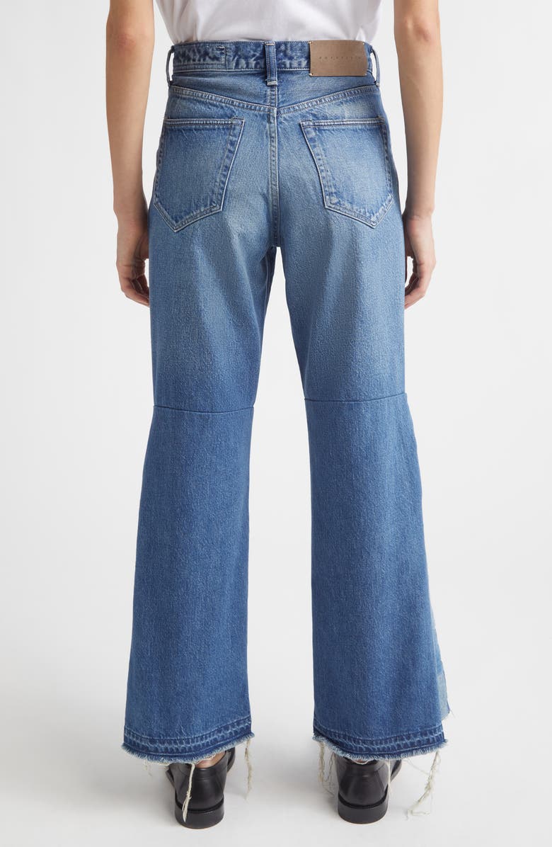 KURO Tectonic Denim Version 2 Flare Leg Jeans, Alternate, color, Faded Indigo