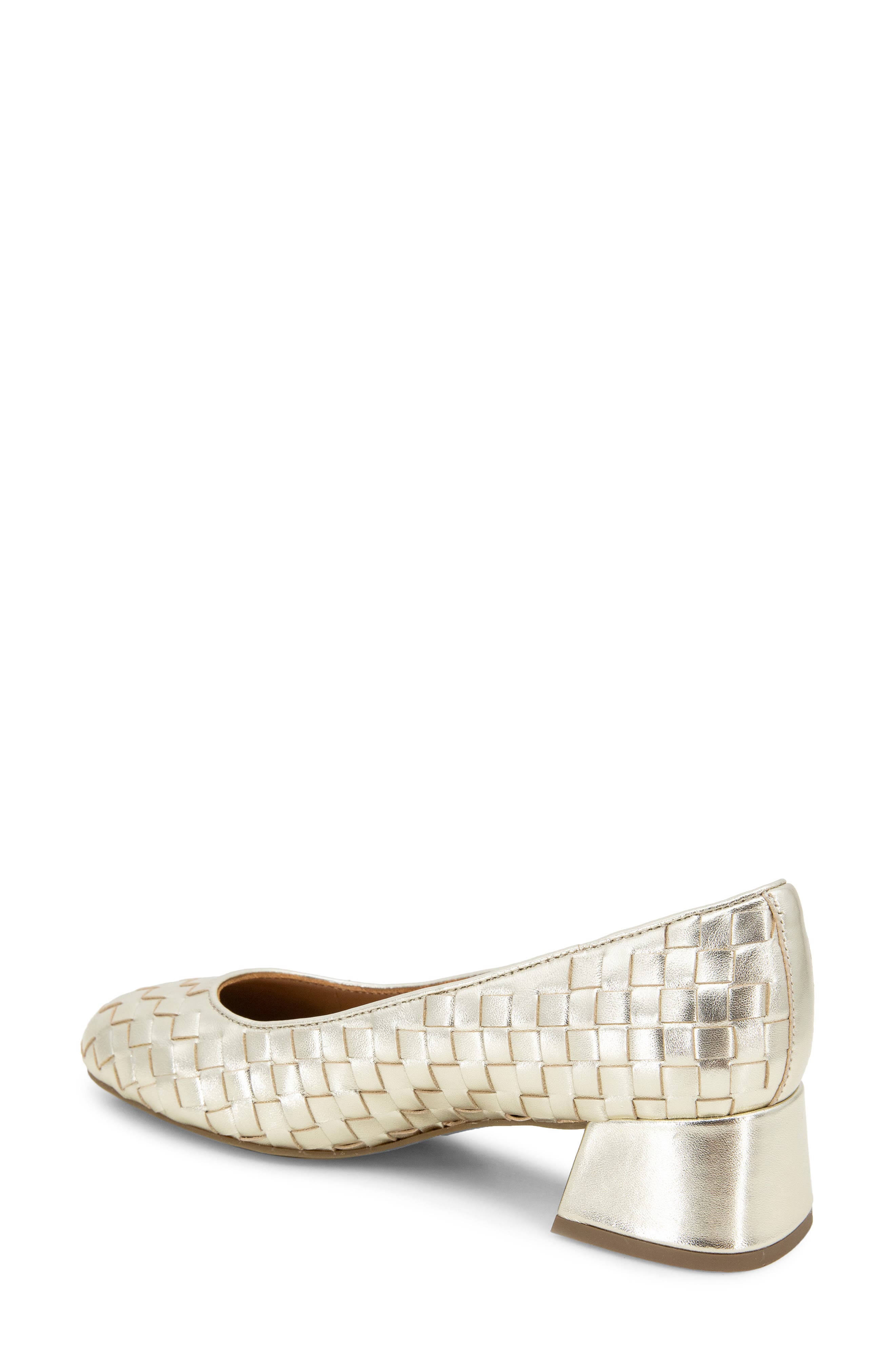 Gentle Souls Lancine Pump, Alternate, color, Soft Gold Leather