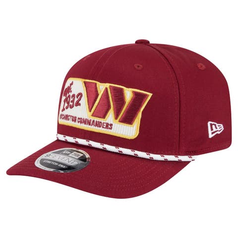 Men's New Era Burgundy Washington Commanders Chant 9SEVENTY Stretch-Snap Hat