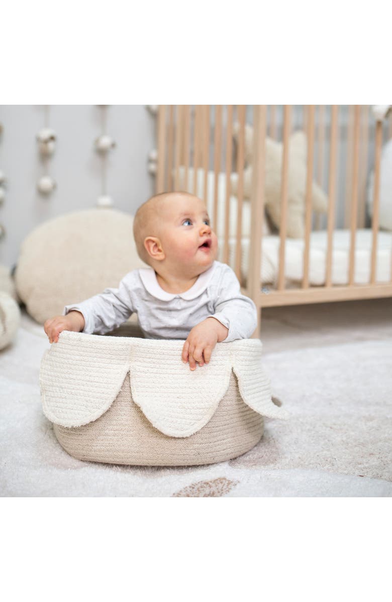 Lorena Canals Basket Petals Ivory - Natural, Alternate, color, Ivory, Natural