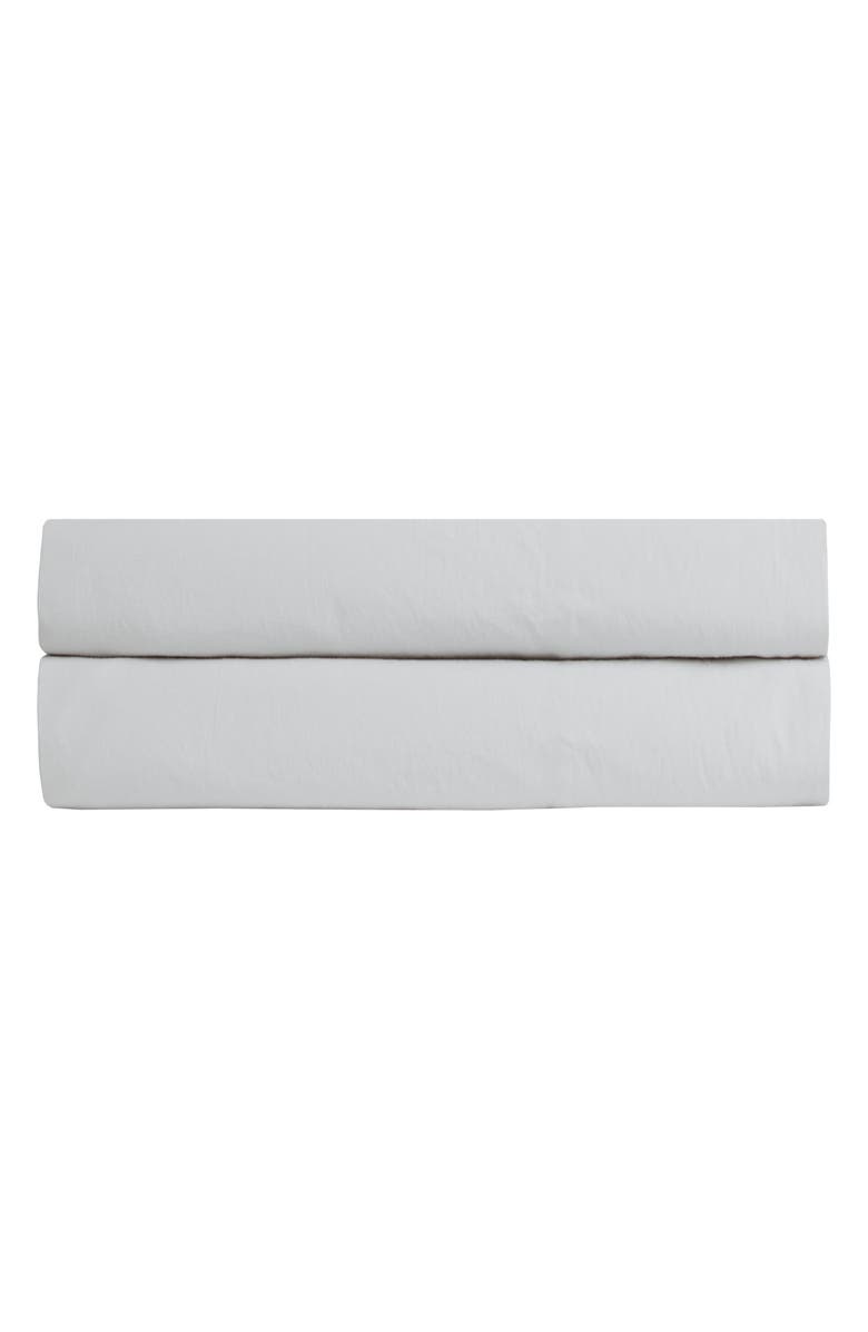 Parachute Percale Fitted Sheet, Main, color, Light Grey
