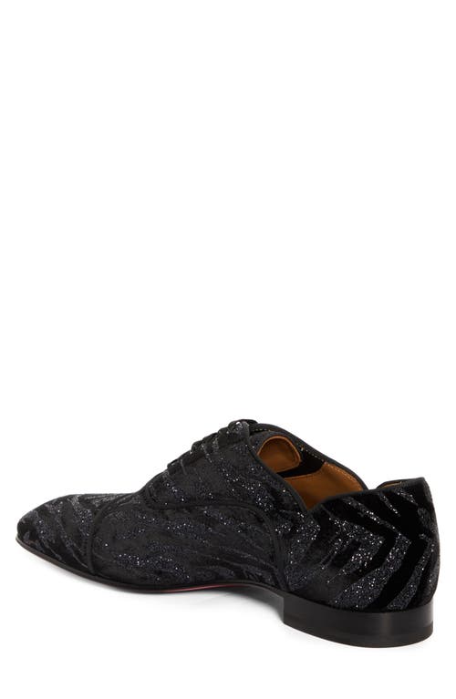 Christian Louboutin Greggy Chick Cap Toe Oxford In Black