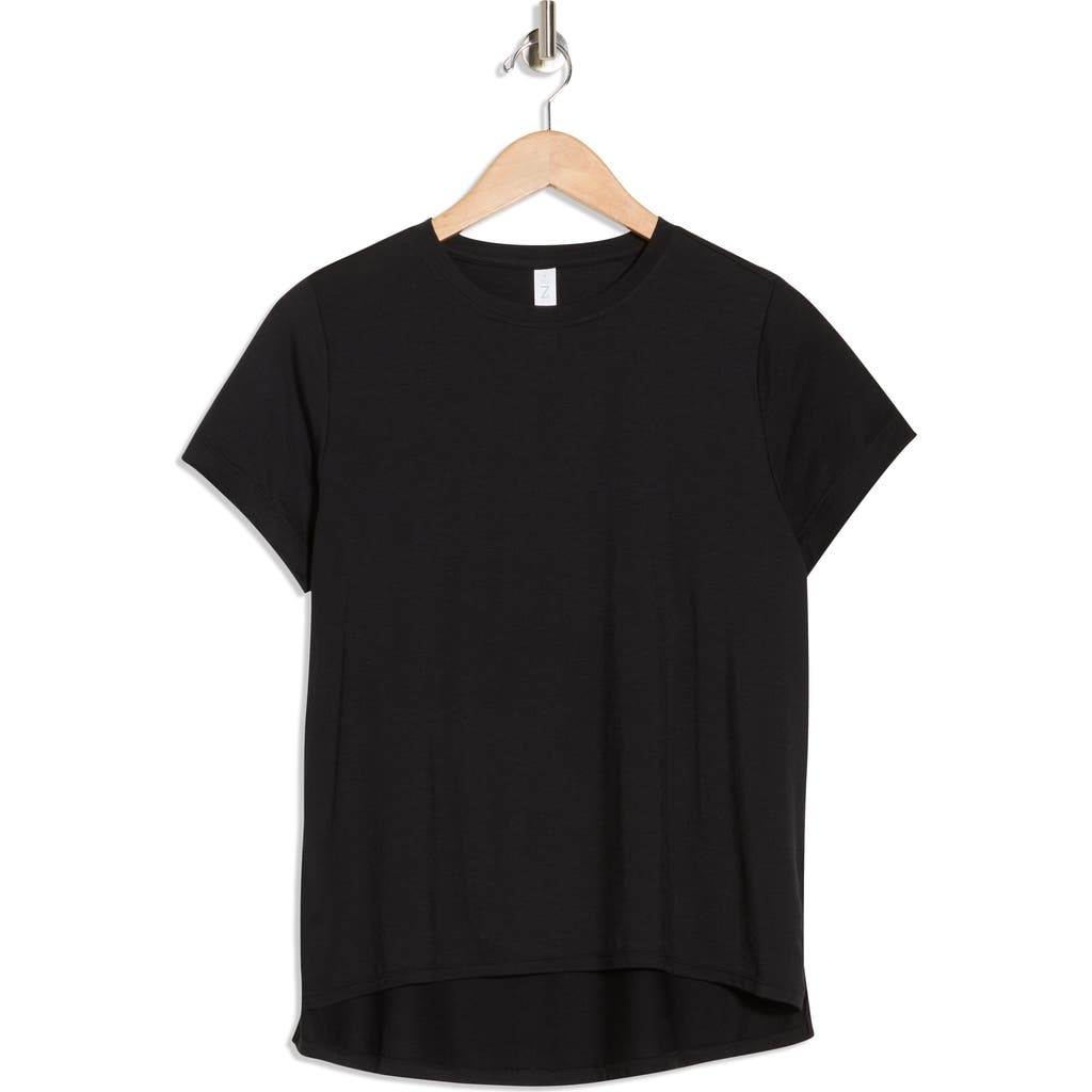 Z By Zella Key Element Activewear T-shirt In Black