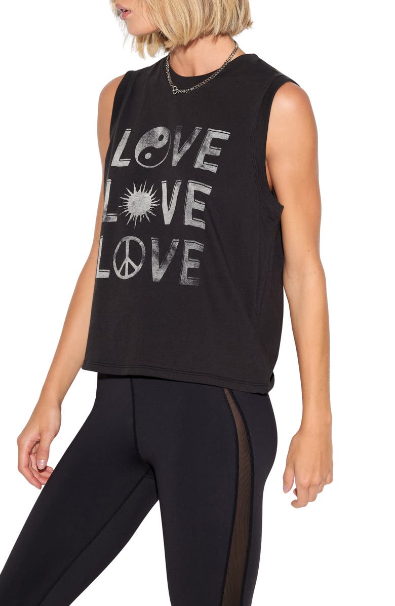 Spiritual Gangster Beloved Bowery Relaxed Fit Cotton Tank Top, Alternate, color,