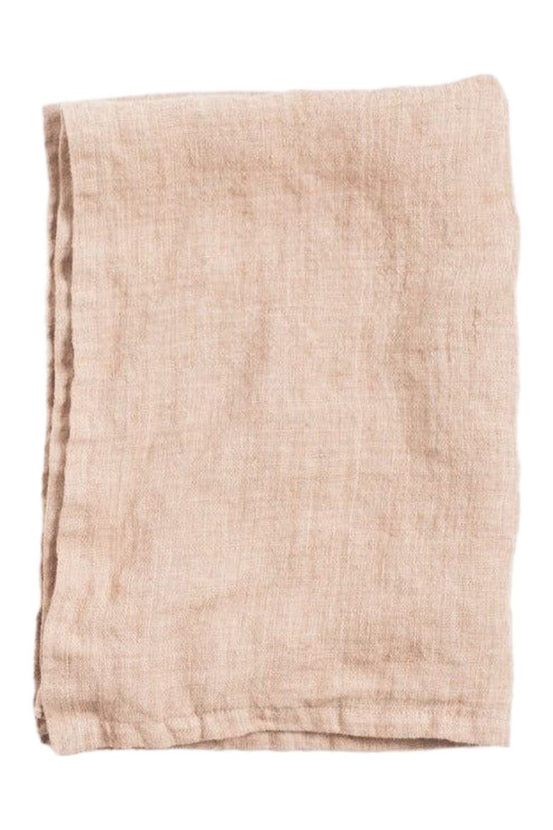 Stone Washed Linen Tea Towel, Alternate, color, Blush