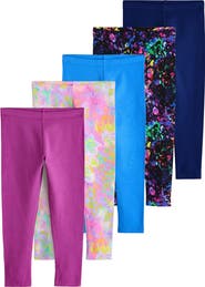 NEXT Kids' Assorted 5-Pack Leggings