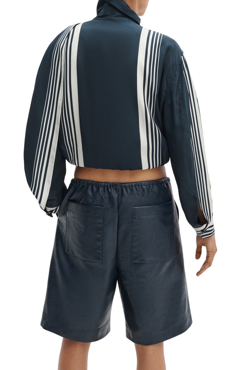 rag & bone Claire Faux Leather Shorts, Alternate, color,