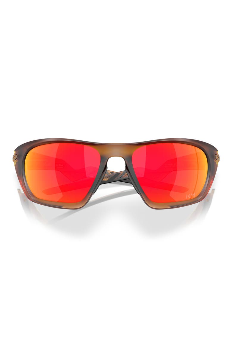 Lateralis 60mm Rectangle Sunglasses, Alternate, color, MATTE DARK AMBER / PRIZM RUBY
