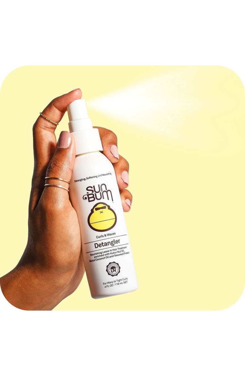 Sun Bum Curl & Waves Detangler, Alternate, color,