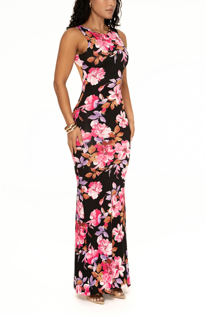 JLUXLABEL Front and Center Floral Sleeveless Dress, Alternate, color,