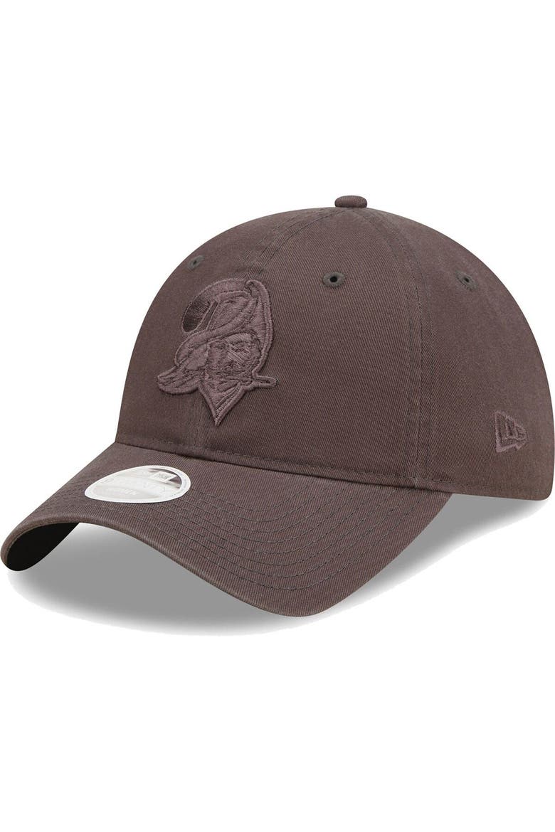 Women's  New Era Graphite Tampa Bay Buccaneers Historic Logo Core Classic 2.0 Tonal 9TWENTY Adjustable Hat, Main, color, Graphite